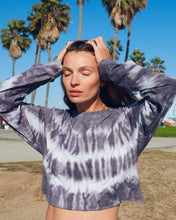 Load image into Gallery viewer, Long Sleeve Cropped Crew / Smoky Quartz