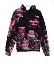 Load image into Gallery viewer, Hand-Painted Pocket Hoodie / Black Raspberry