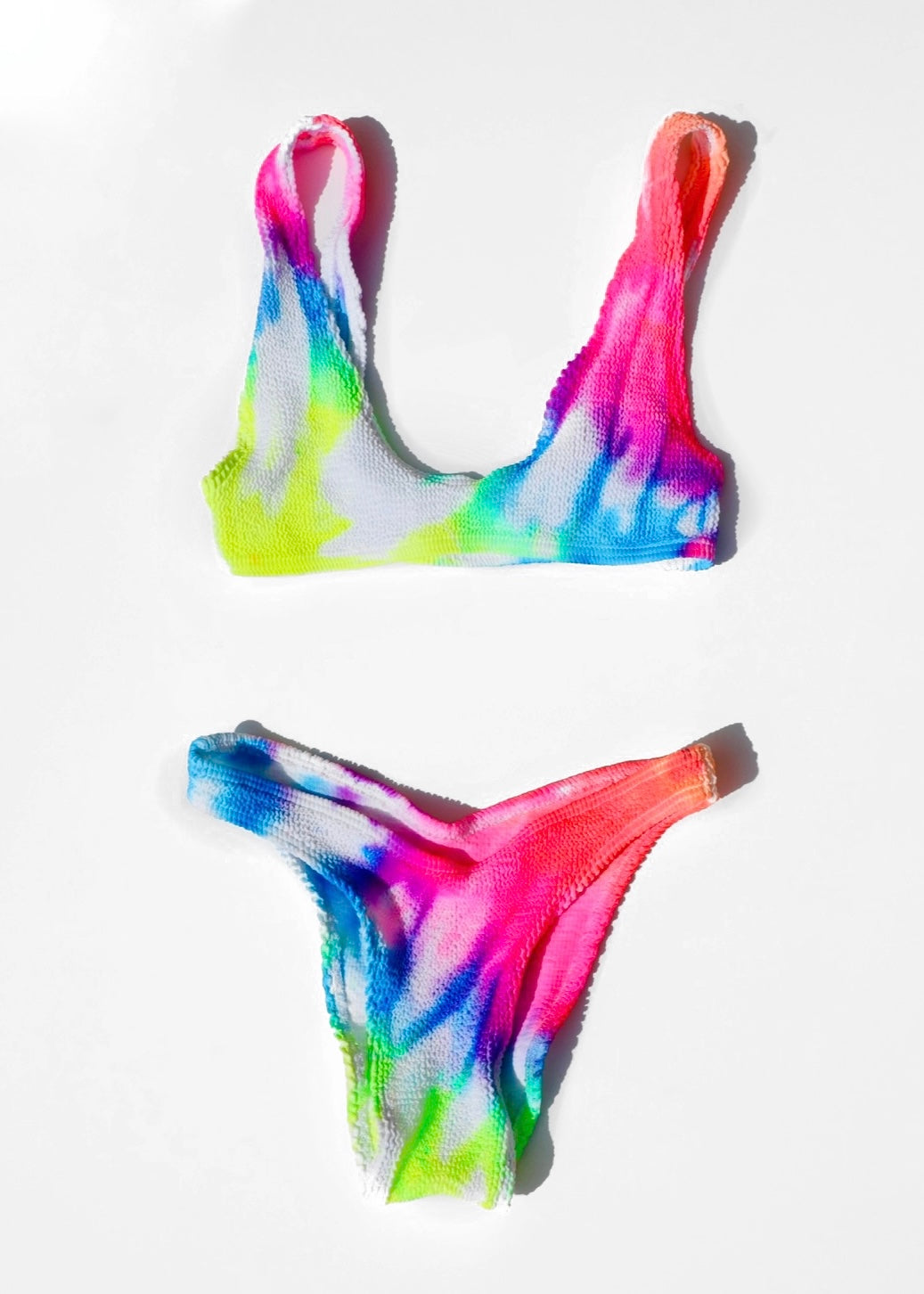 Tank Bikini / Neon Rainbow