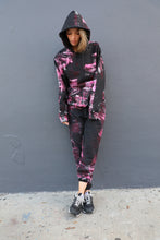 Load image into Gallery viewer, Hand-Painted Joggers / Black Raspberry
