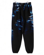 Load image into Gallery viewer, Hand-Painted Joggers / Black Cobalt