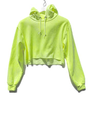 Load image into Gallery viewer, Cropped Hoodie / Limoncello