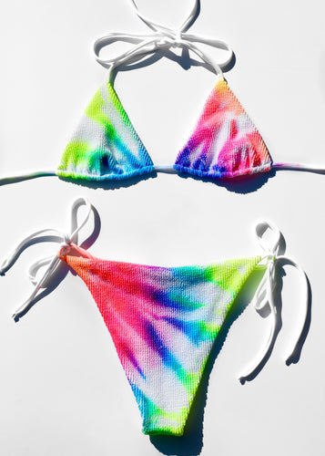 Triangle Bikini / Neon Rainbow
