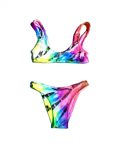 Tank Bikini / Black Rainbow