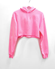 Load image into Gallery viewer, Cropped Hoodie / Pink Dahlia