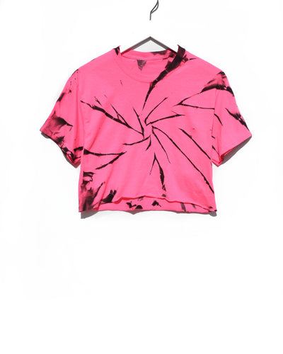 Cropped T-Shirt / Hot Pink