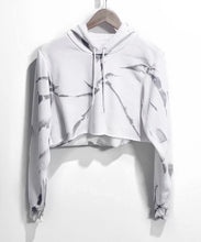 Load image into Gallery viewer, Cropped Hoodie / Platinum Metallic