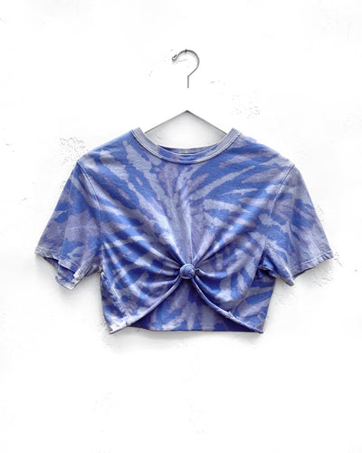 Cropped T-Shirt / Blue Violet