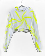 Load image into Gallery viewer, Cropped Hoodie / Neon Happy Face